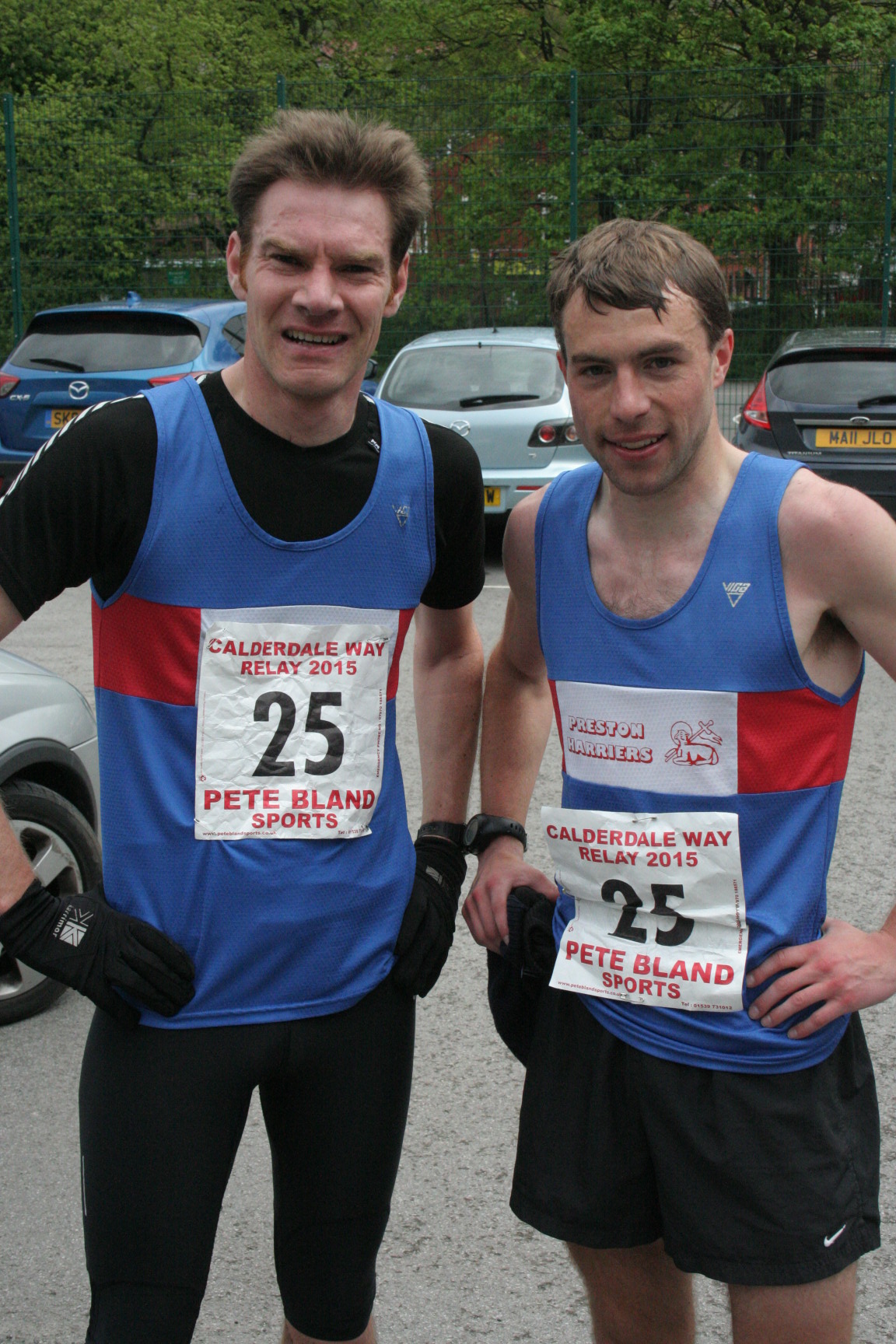 2015 Jon Green and David Rigby - Leg 2 CWR runners 17.5.15